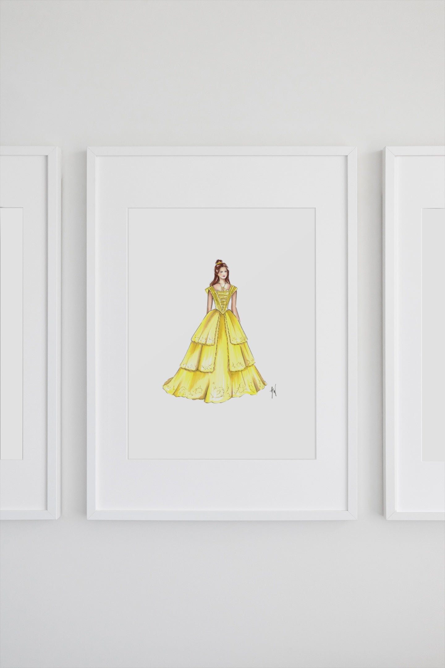 Princess Belle Art Print image 1