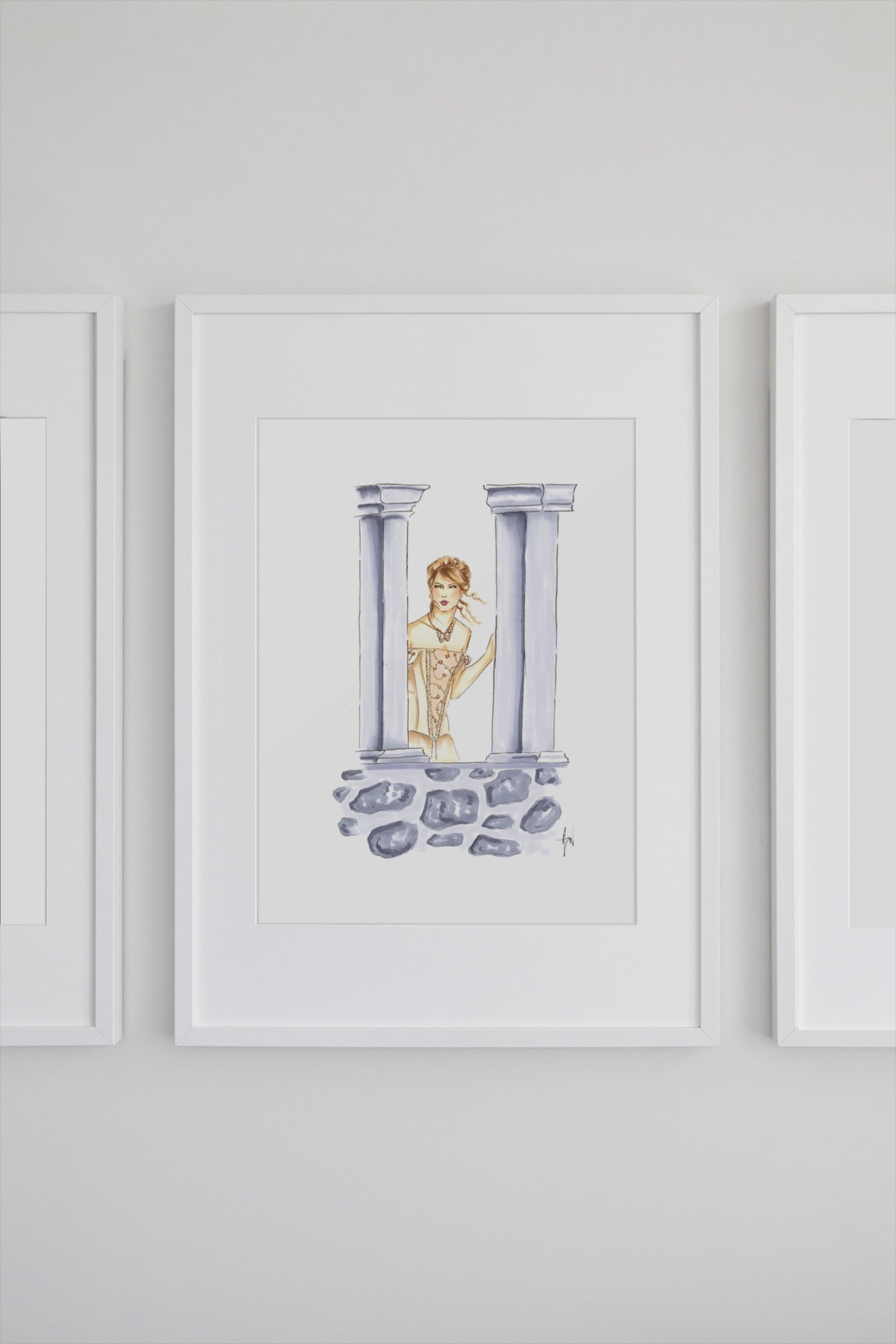 It's a Love Story Art Print image 1