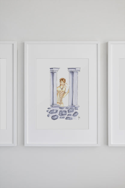 It's a Love Story Art Print image 1