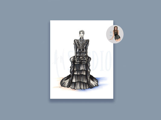 Nobody Noticed My New Aesthetic Art Print image 0