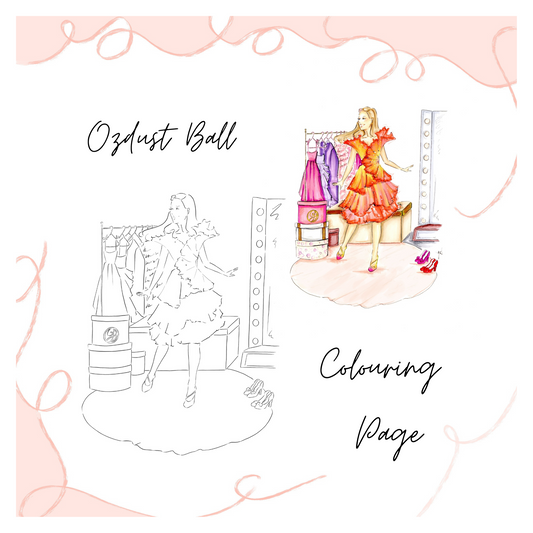 Ozdust Ball Colouring Page DIGITAL DOWNLOAD