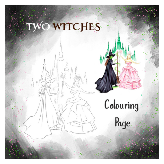 A Wicked Colouring Page DIGITAL DOWNLOAD